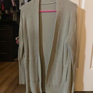 Lululemon Athletica Sage Green Cardigan